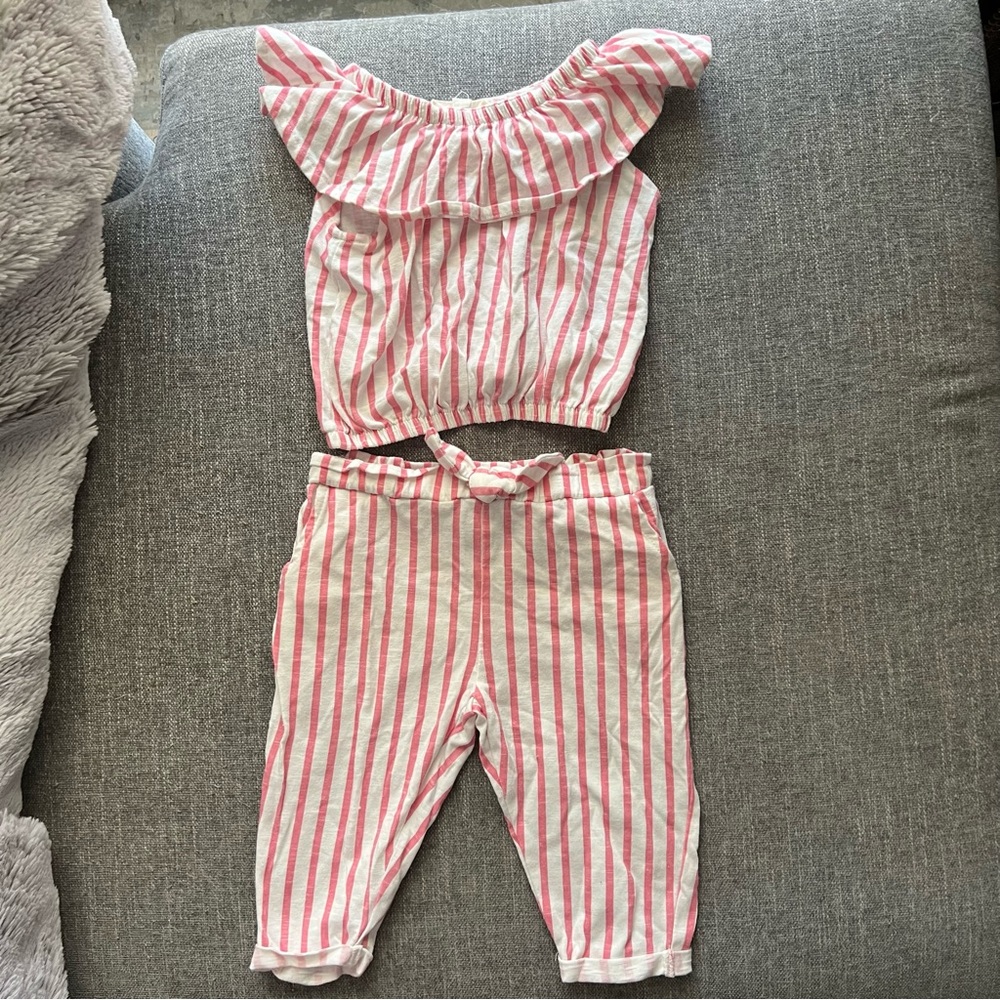 Jessica Simpson Top and pants set 12mo
